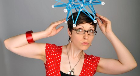 Helen and icosahedron hat